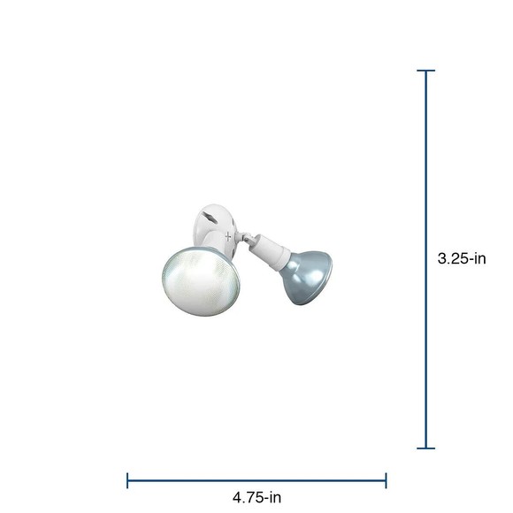 Lithonia Lighting OFTH 300PR 120 P 2 Light Adjustable Flood Light - White - Picture 2 of 3